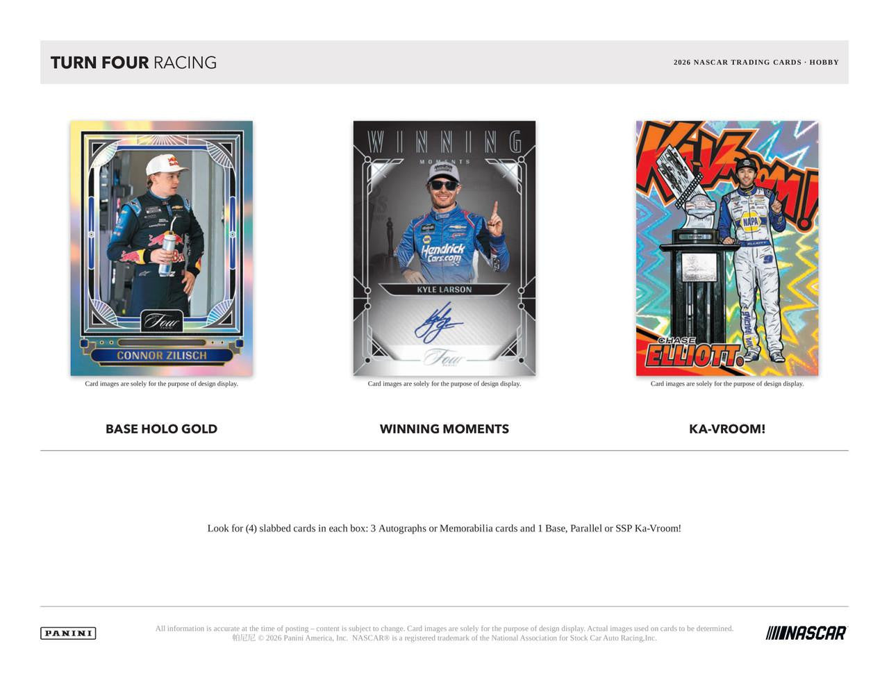 2026 Panini Turn Four Racing Hobby Box