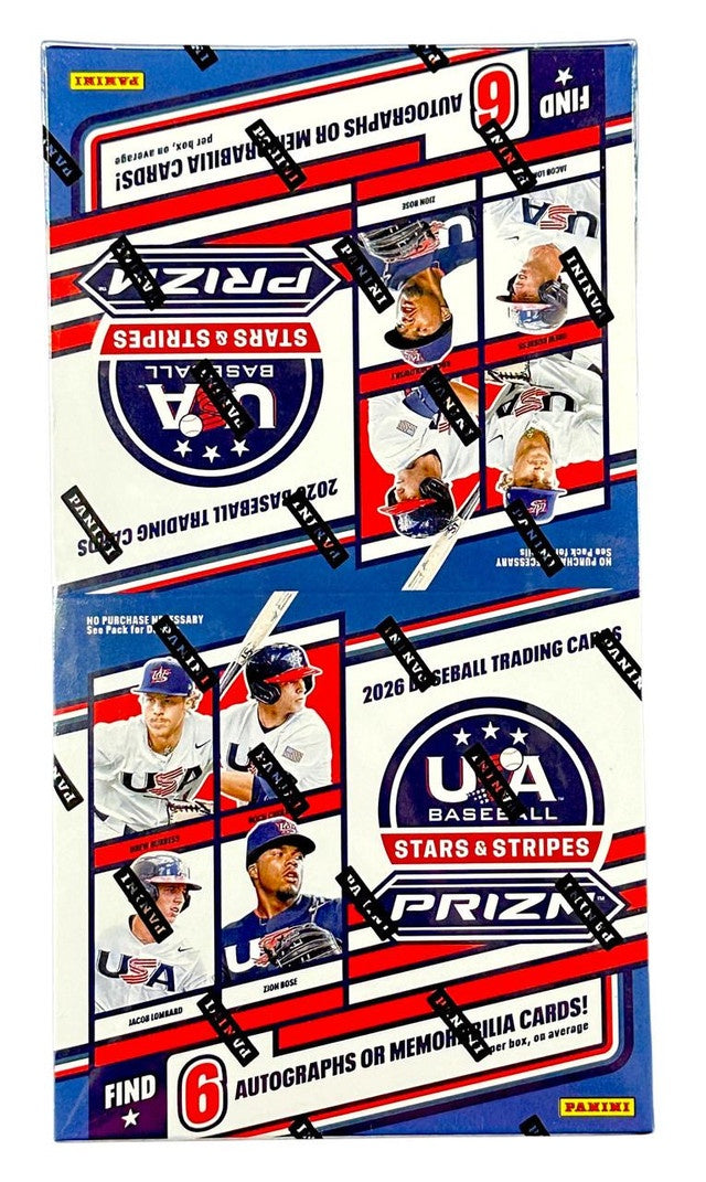 2026 Panini USA Stars & Stripes Prizm Baseball Hobby Box