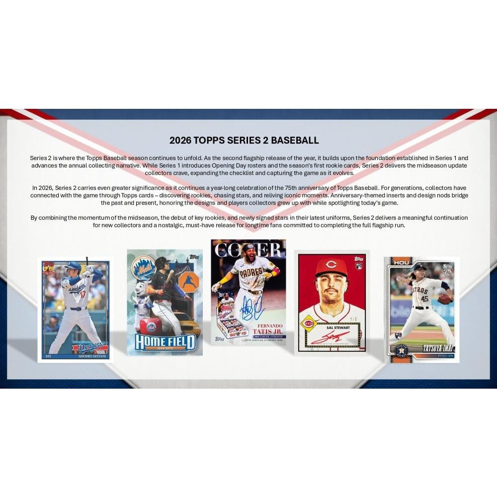 2026 Topps Series 2 Baseball Hanger Box