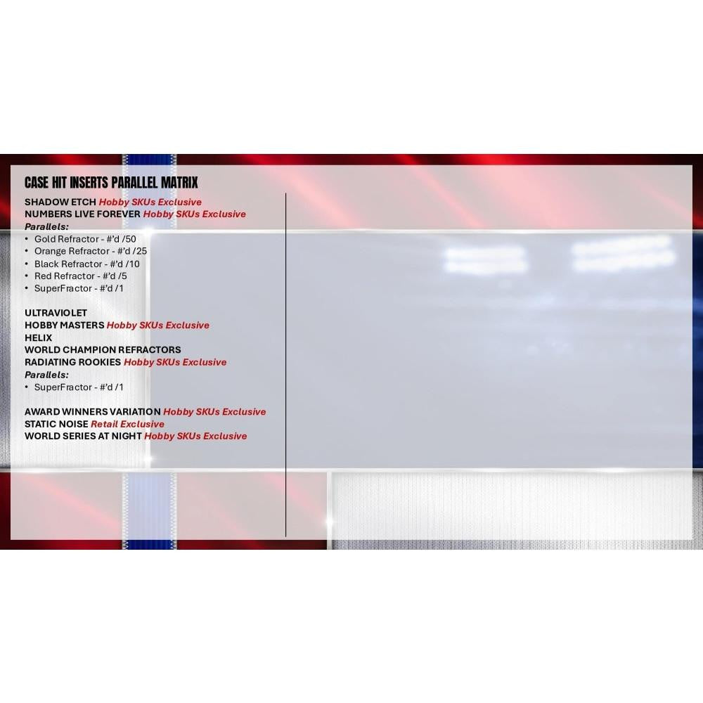 2026 Topps Chrome Baseball Jumbo Hobby Box