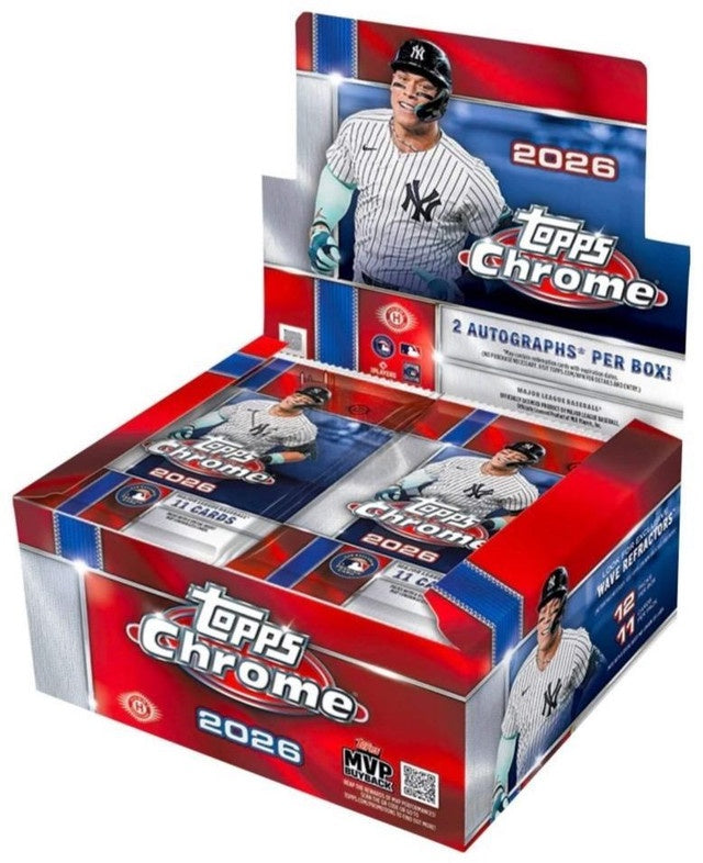 2026 Topps Chrome Baseball Jumbo Hobby Box