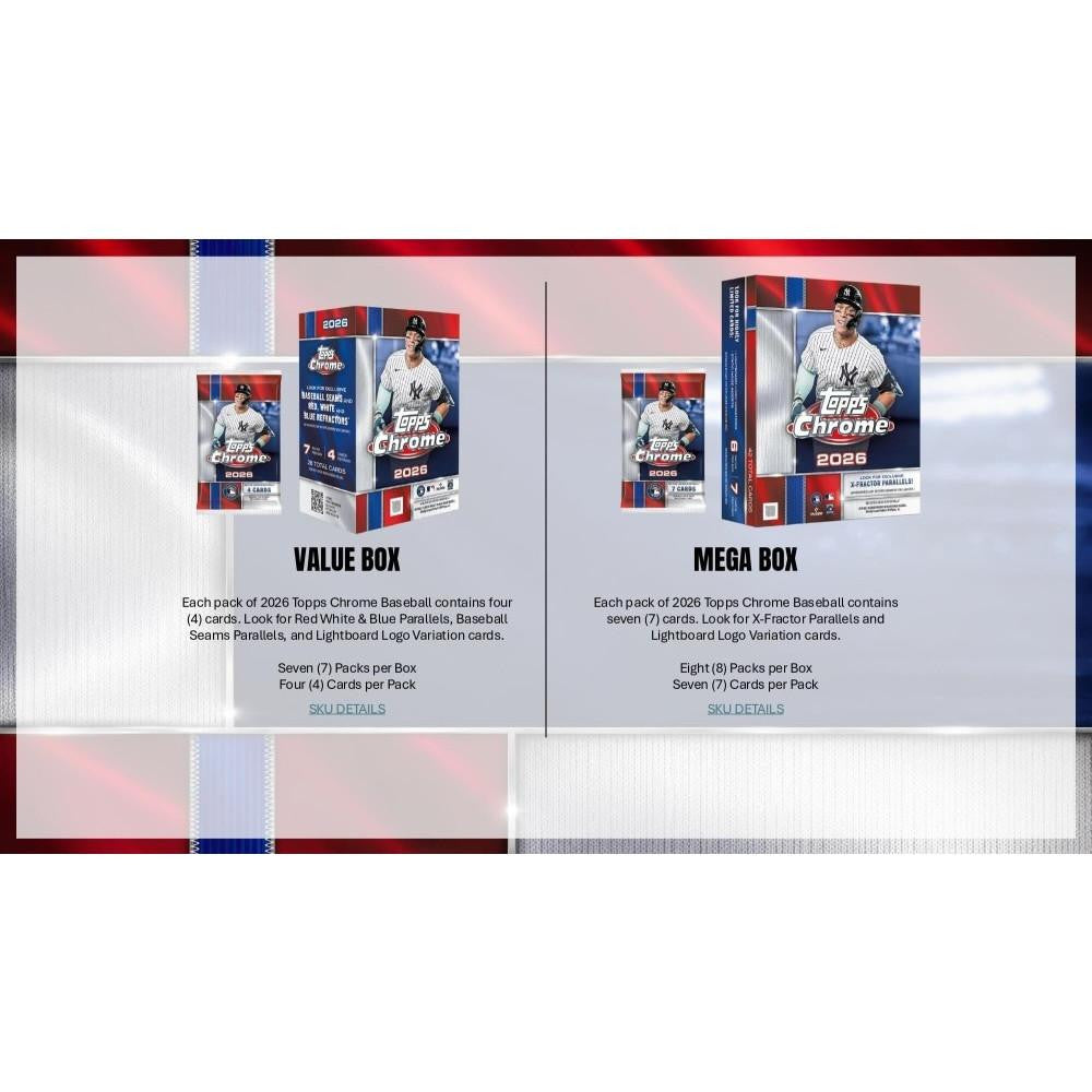 2026 Topps Chrome Baseball Blaster Box