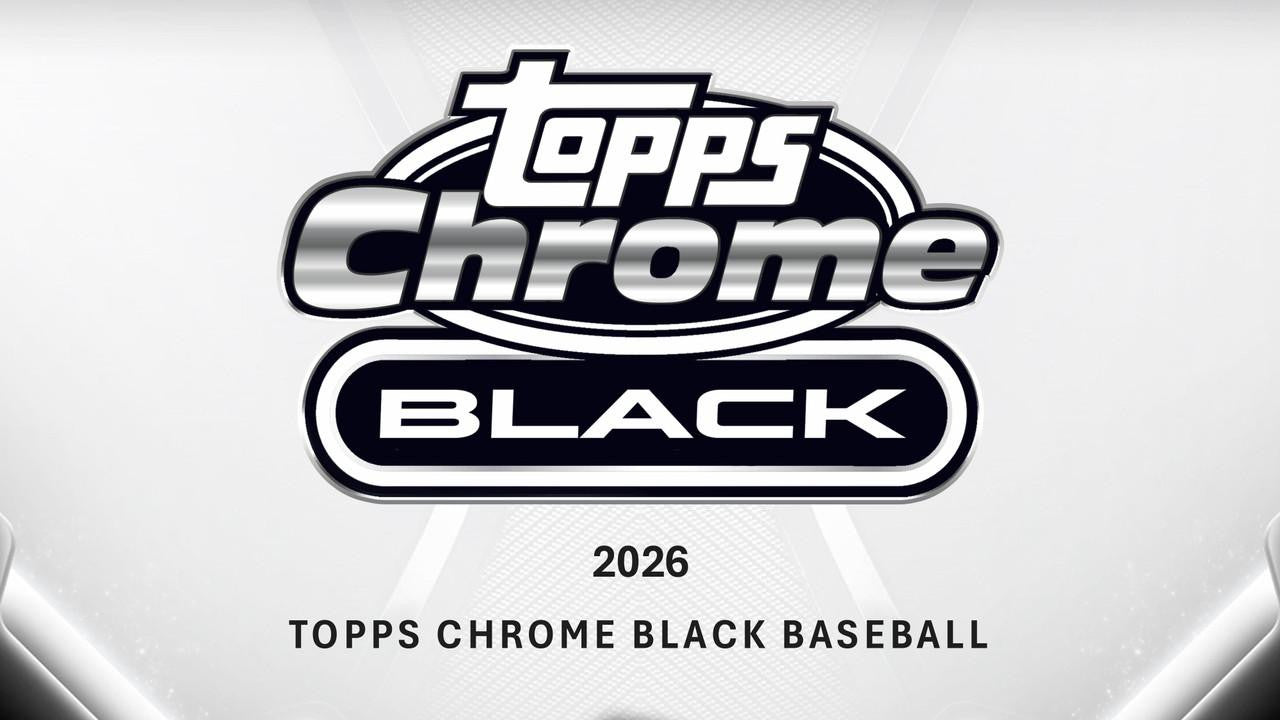 2026 Topps Chrome Black Baseball Hobby Box CASE (12)