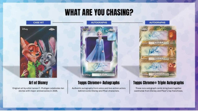 2026 Topps Chrome Disney Hobby Box
