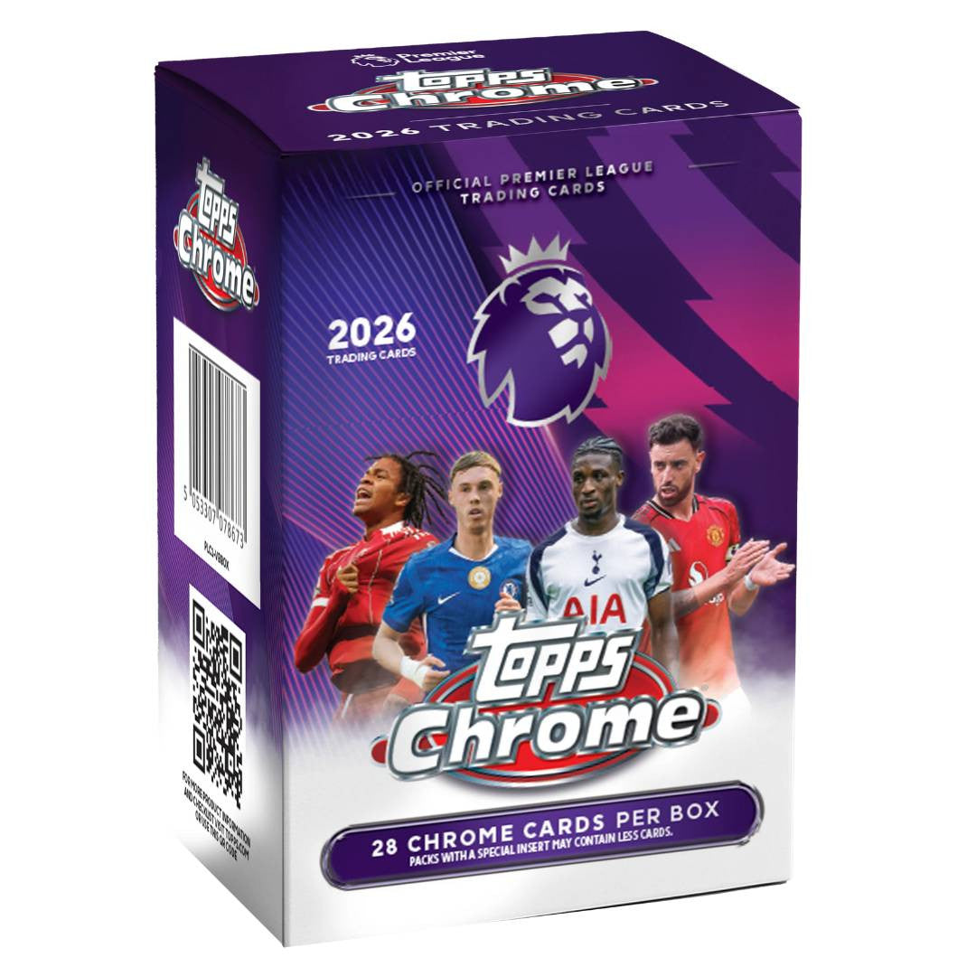 2026 Topps Chrome Premier League EPL Soccer Blaster Box Case (40)