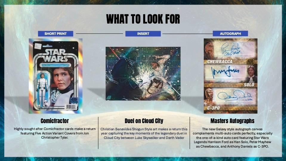 2026 Topps Star Wars Chrome Galaxy Hobby Box