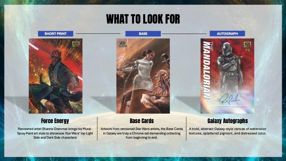 2026 Topps Star Wars Chrome Galaxy Hobby Box