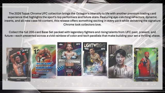2026 Topps Chrome UFC Hobby Box