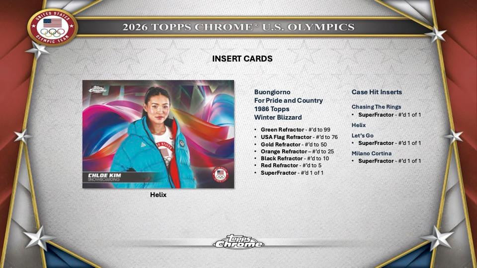 2026 Topps Chrome US Olympic & Paralympic Hopefuls Blaster Box
