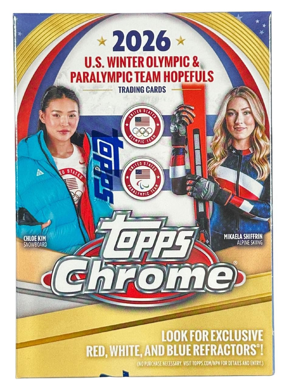 2026 Topps Chrome US Olympic & Paralympic Hopefuls Blaster Box