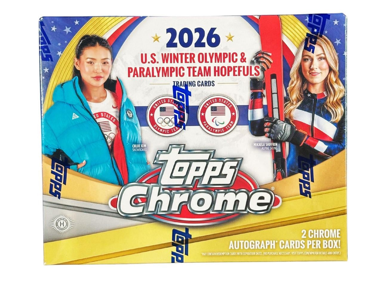 2026 Topps Chrome US Olympic & Paralympic Hopefuls Hobby Box