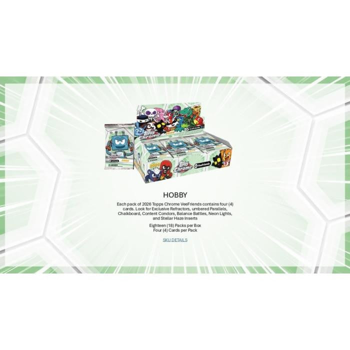 2026 Topps VeeFriends Chrome Hobby Box