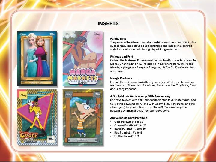 2026 Topps Disney Neon Hobby Box