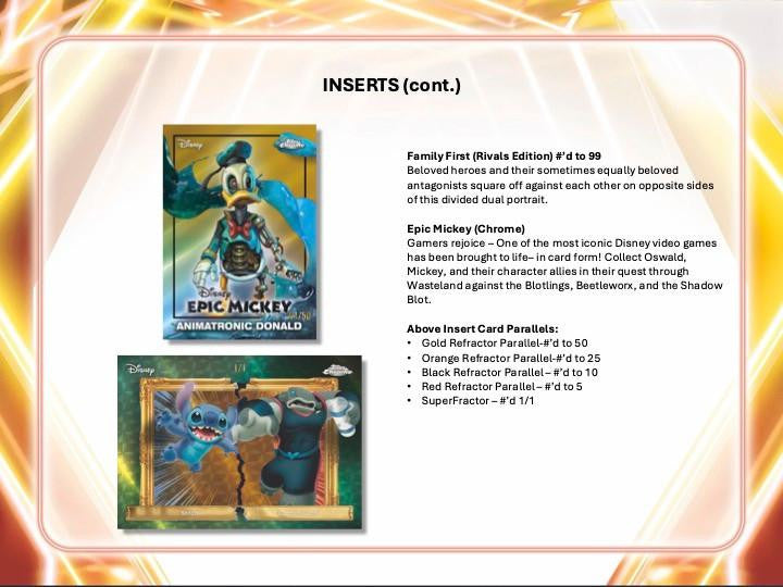 2026 Topps Disney Neon Hobby Box