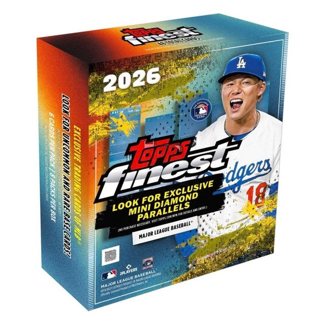 2026 Topps Finest Baseball Mega Box