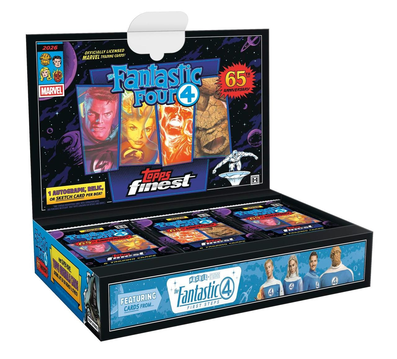 2026 Topps Finest Marvel Fantastic Four 65th Anniversary Hobby Box