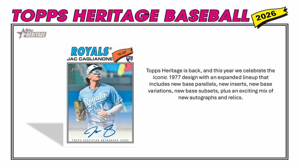 2026 Topps Heritage Baseball Mega Box