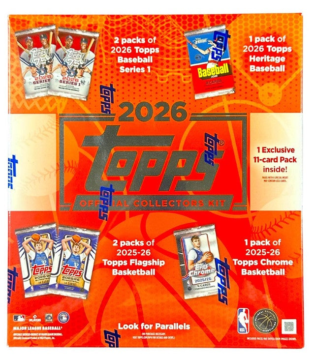 2026 Topps MLB x NBA Official Collectors Kit Box