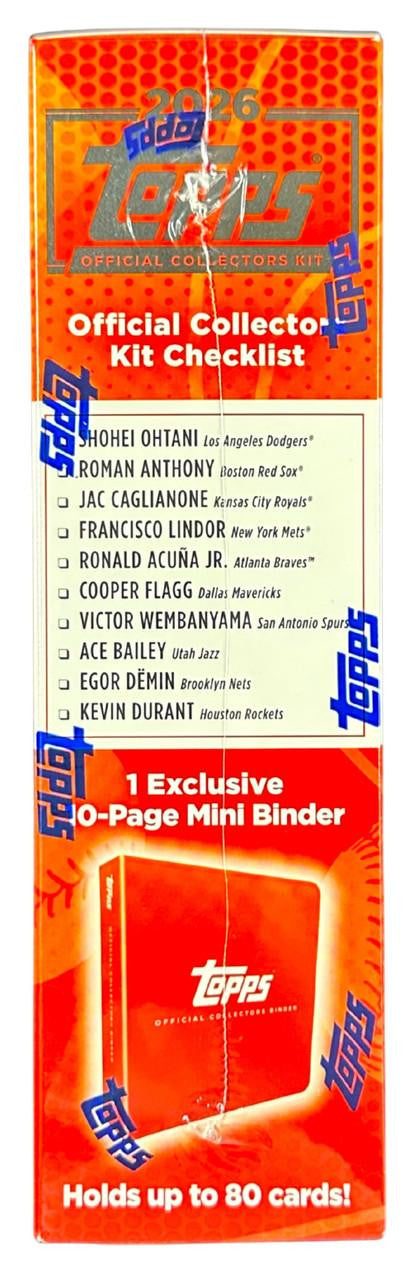 2026 Topps MLB x NBA Official Collectors Kit Box