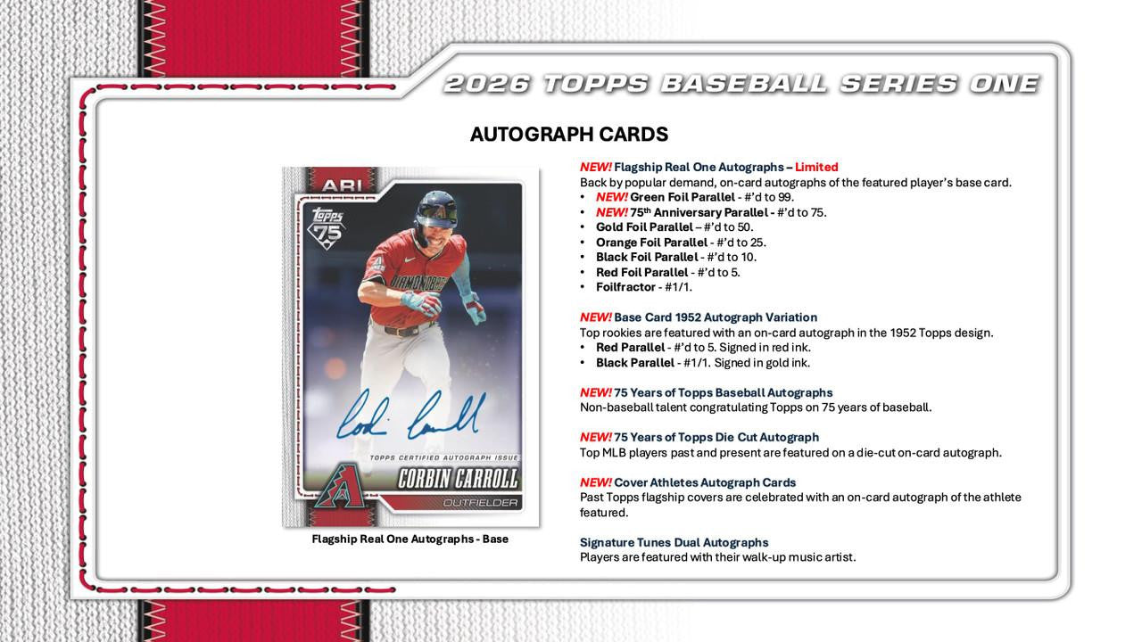 2026 Topps Series 1 Baseball Hanger Box