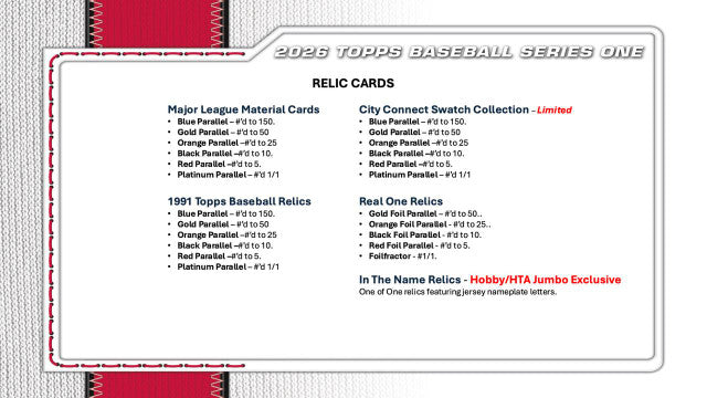 2026 Topps Series 1 Baseball Jumbo Hobby Box