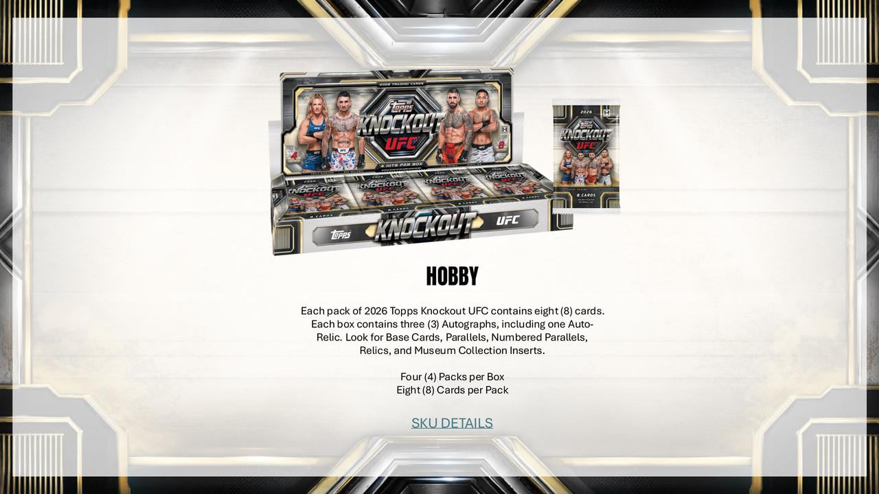 2026 Topps Knockout UFC Hobby Box