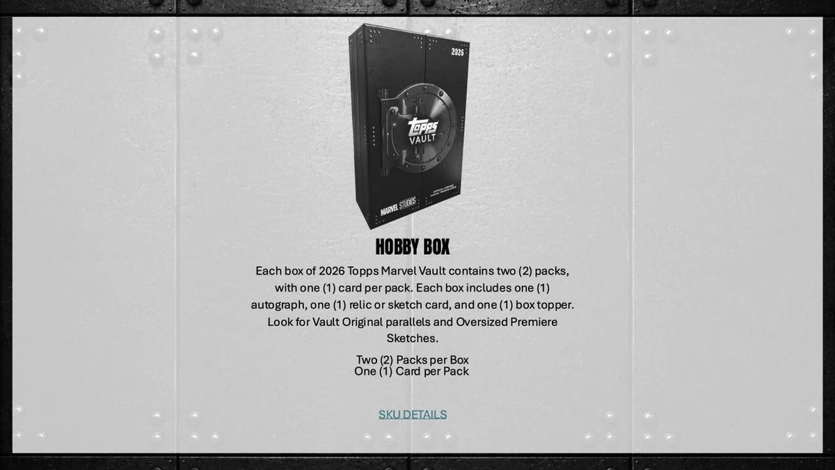 2026 Topps Marvel Vault Hobby Case (5)
