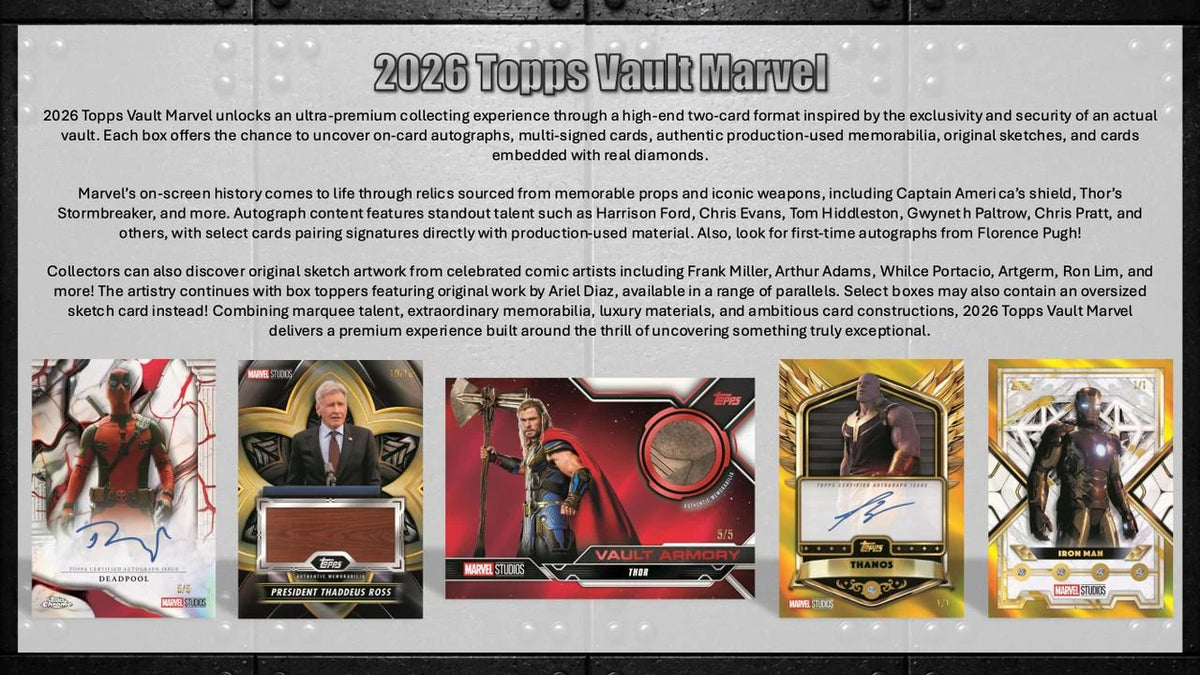 2026 Topps Marvel Vault Hobby Case (5)