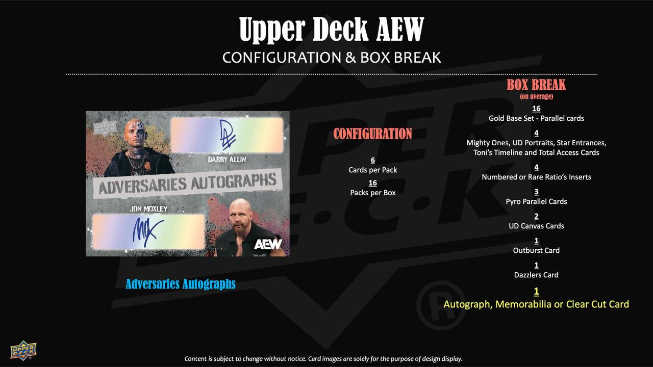 2026 Upper Deck AEW All Elite Wrestling Hobby Box