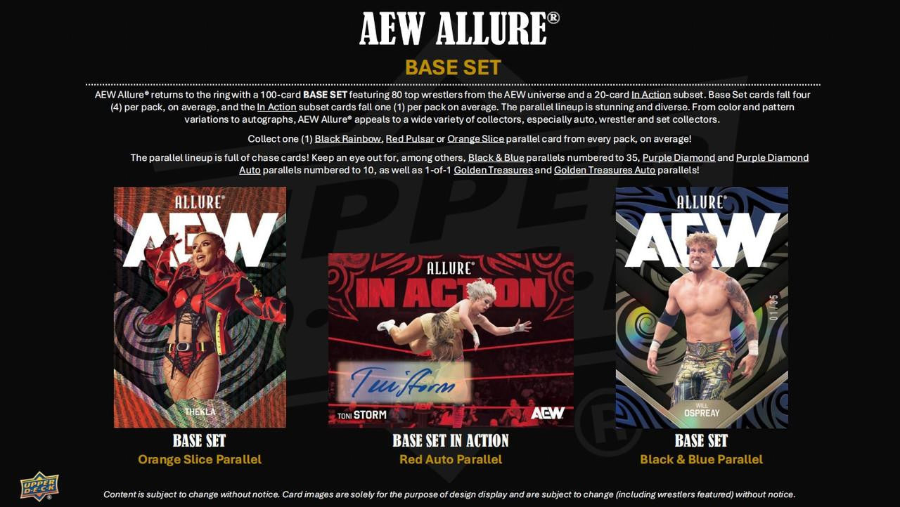 2026 Upper Deck AEW Allure Wrestling Hobby Box