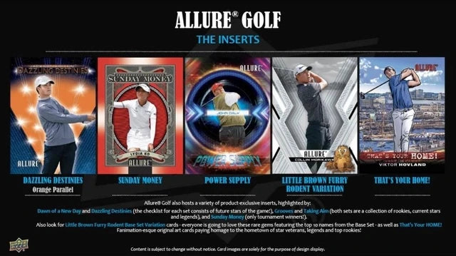 2026 Upper Deck Allure Golf Blaster Box