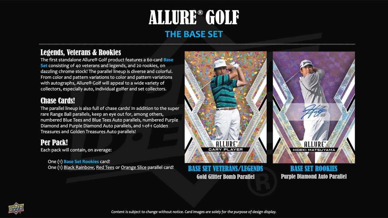 2026 Upper Deck Allure Golf Hobby Box