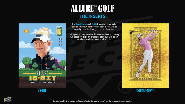 2026 Upper Deck Allure Golf Hobby Box