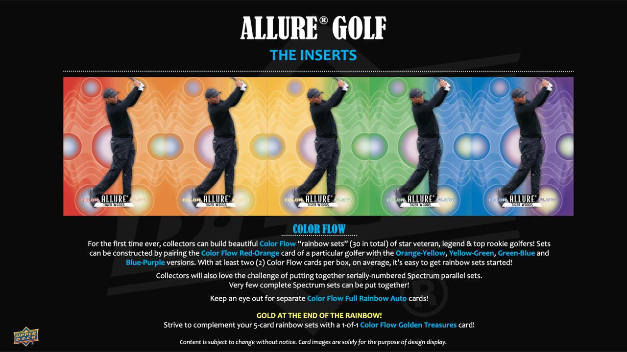 2026 Upper Deck Allure Golf Hobby Box