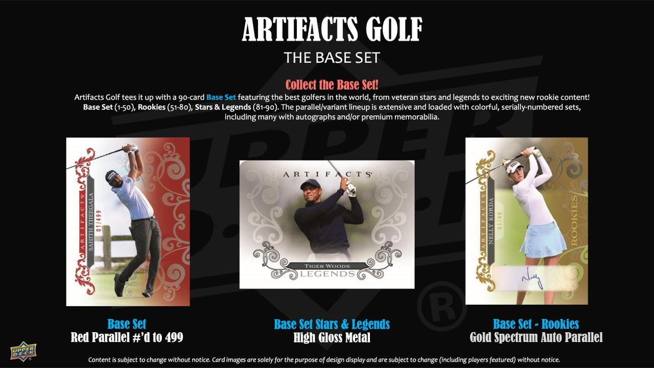 2026 Upper Deck Artifacts Golf Hobby Box