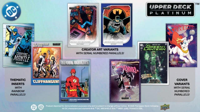 2026 Upper Deck Platinum DC Trading Cards Hobby Box