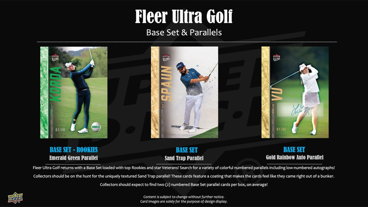 2026 Upper Deck Fleer Ultra Golf Hobby Box