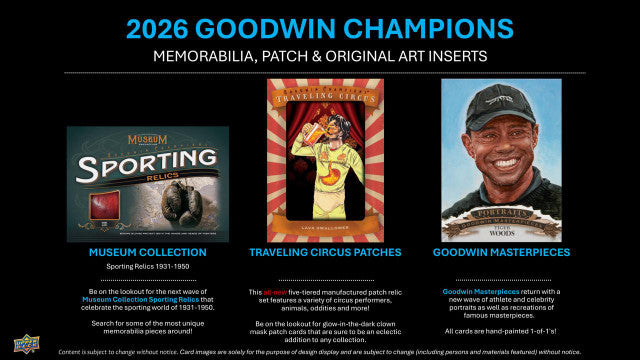 2026 Upper Deck Goodwin Champions Hobby Box (PRESELL)