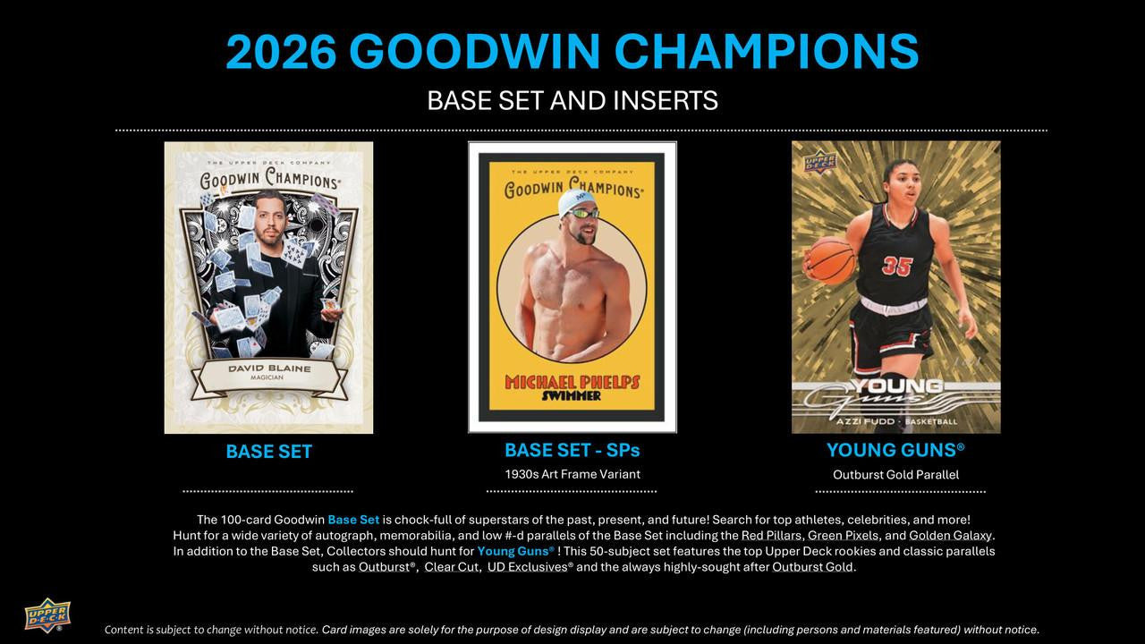 2026 Upper Deck Goodwin Champions Hobby Box (PRESELL)