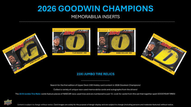2026 Upper Deck Goodwin Champions Hobby Box (PRESELL)