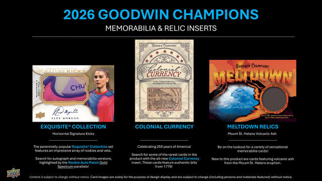 2026 Upper Deck Goodwin Champions Hobby Box (PRESELL)
