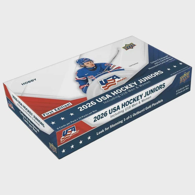 2026 Upper Deck Team USA Juniors Hockey Hobby Box