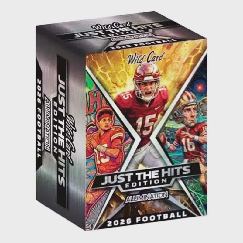 2026 Wild Card Alumination Just The Hits Football Jumbo Hobby Box