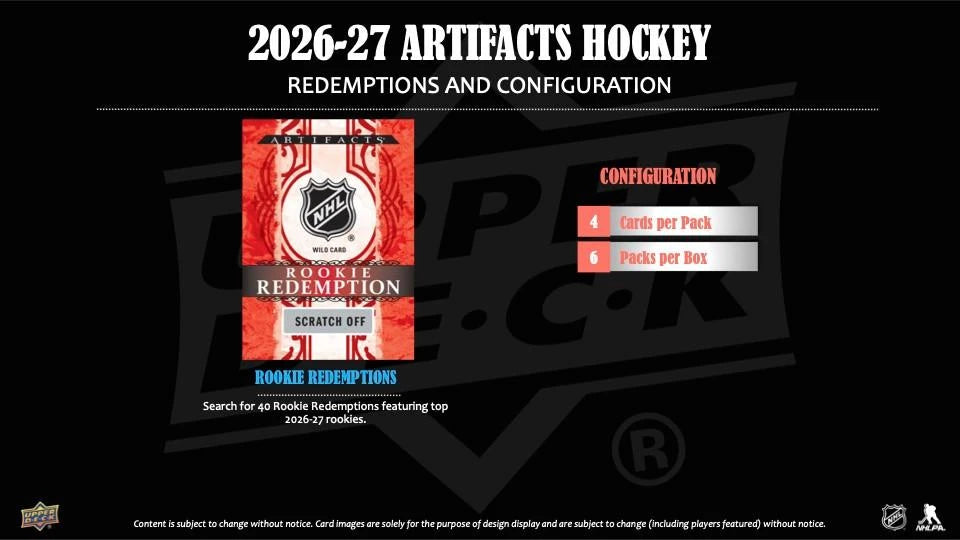 2026-27 Upper Deck Artifacts Hockey Blaster Box