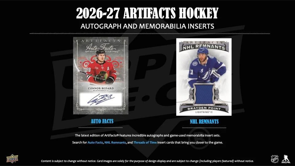 2026-27 Upper Deck Artifacts Hockey Blaster Box