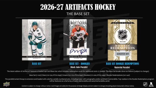 2026-27 Upper Deck Artifacts Hockey Hobby Box