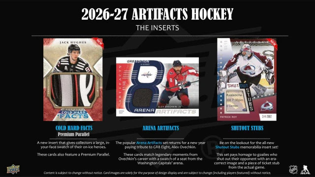2026-27 Upper Deck Artifacts Hockey Hobby Case (20)