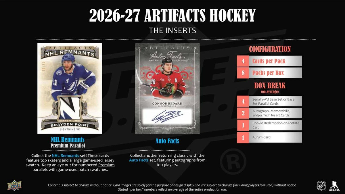 2026-27 Upper Deck Artifacts Hockey Hobby Box