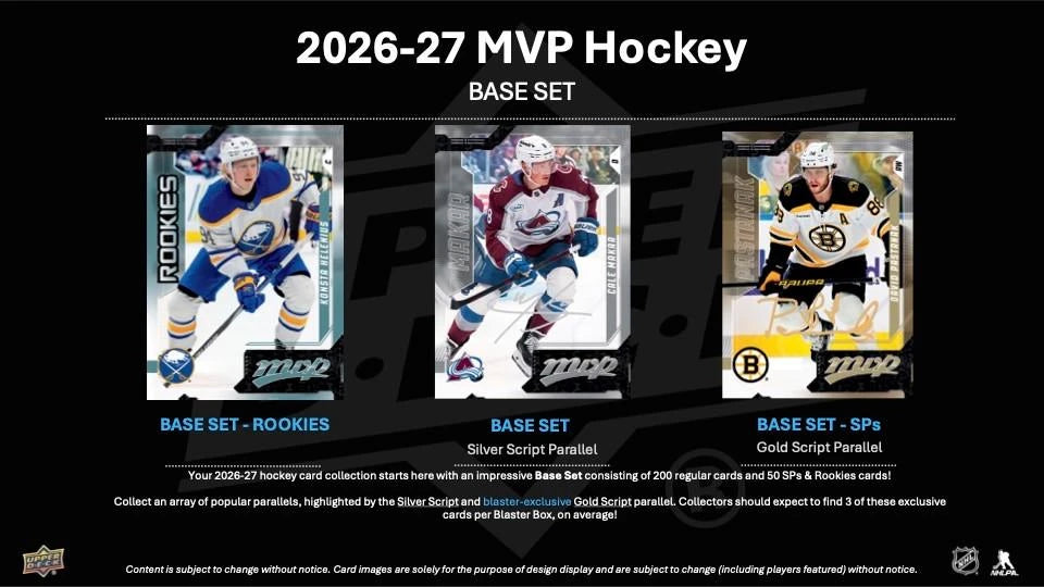 2026-27 Upper Deck MVP Hockey Blaster Box