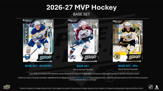 2026-27 Upper Deck MVP Hockey Retail Box